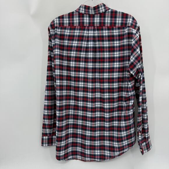 RALPH LAUREN Mens Cotton Button Down Plaid Shirt Size L Long Sleeve Relaxed - Picture 3 of 9